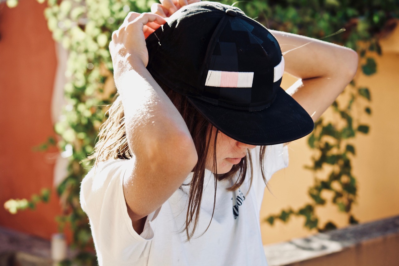 girl  hat  cap free photo