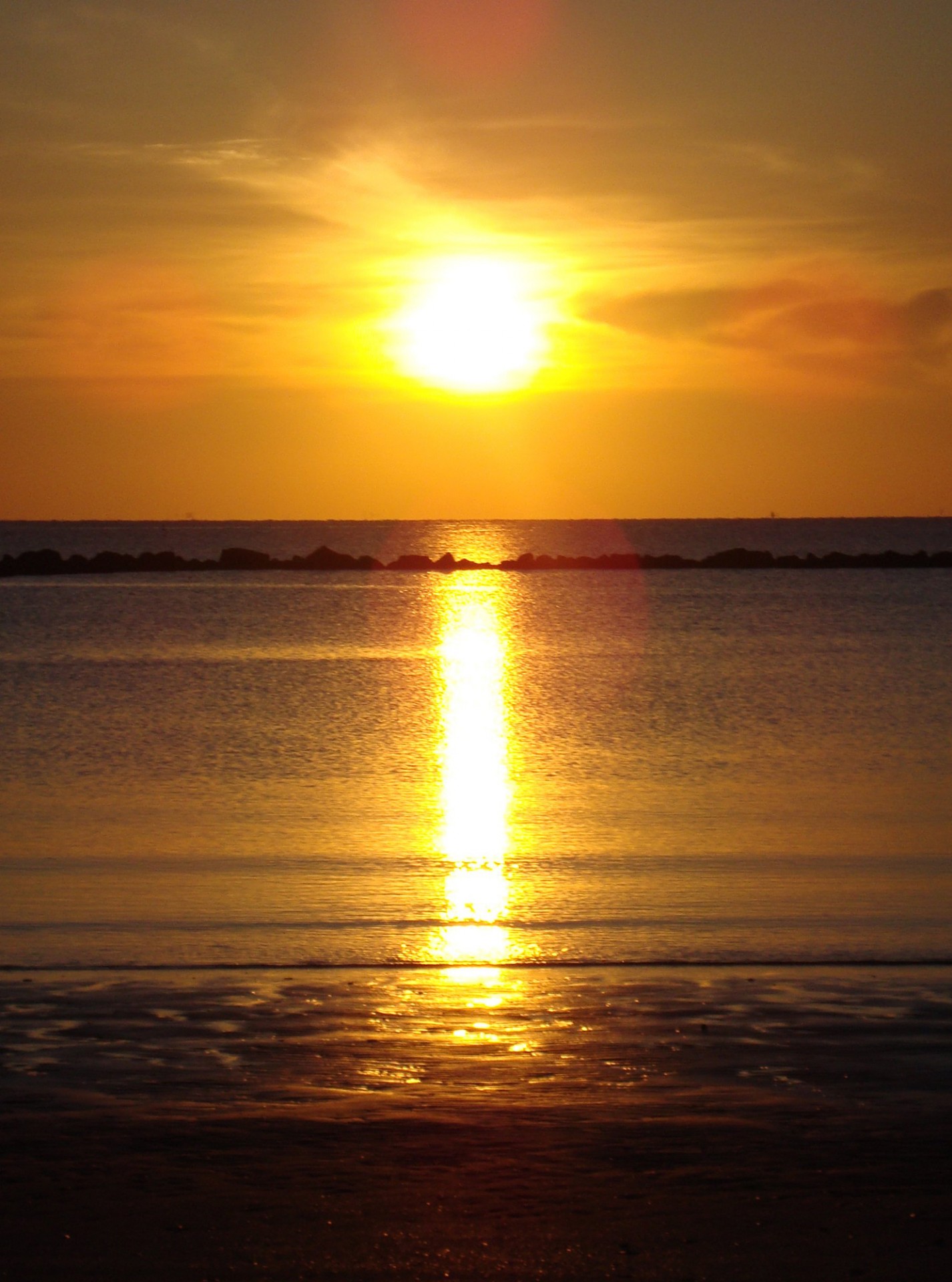 adriatic sea sunrise morning free photo