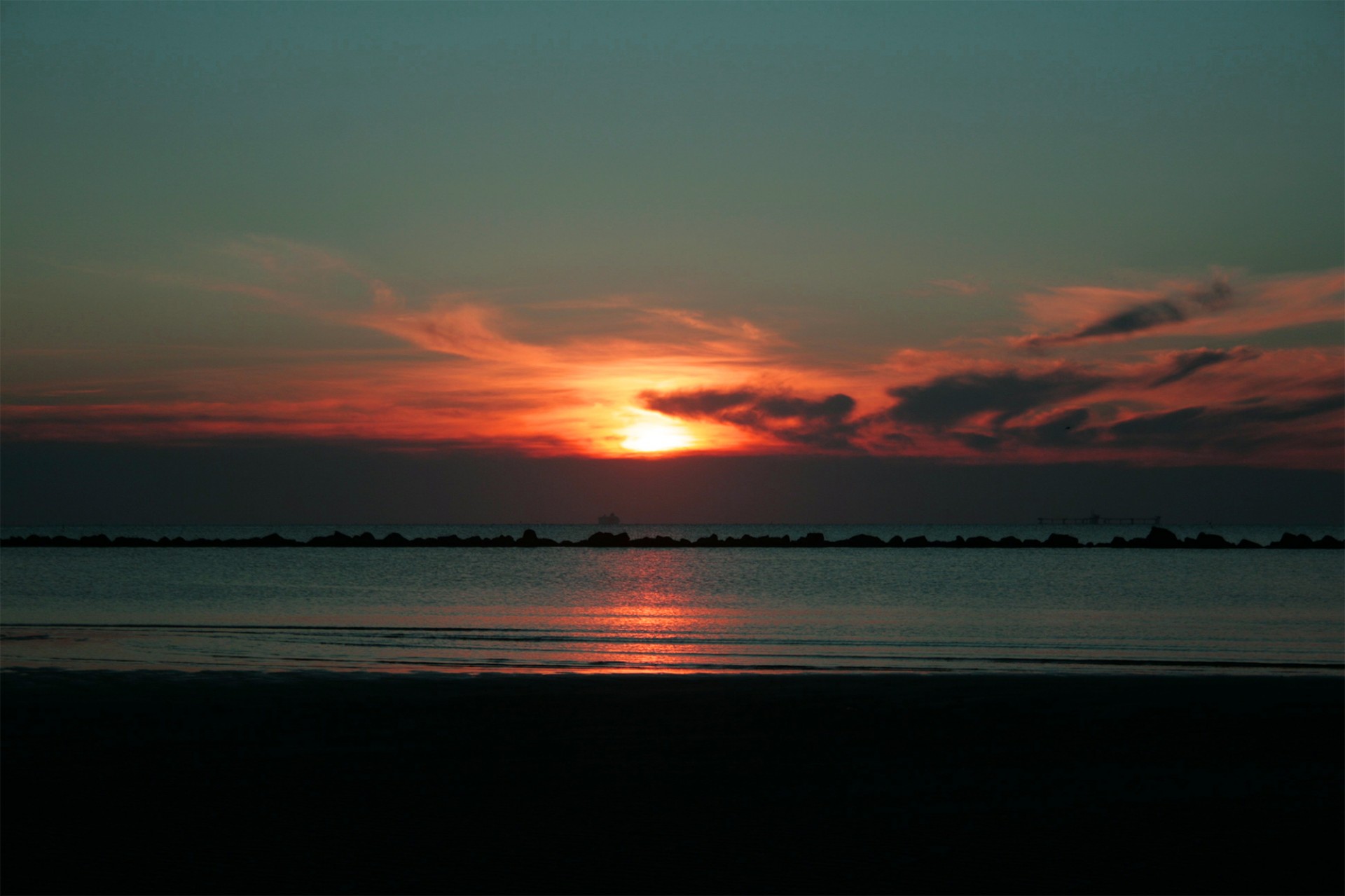 morning sea italy free photo