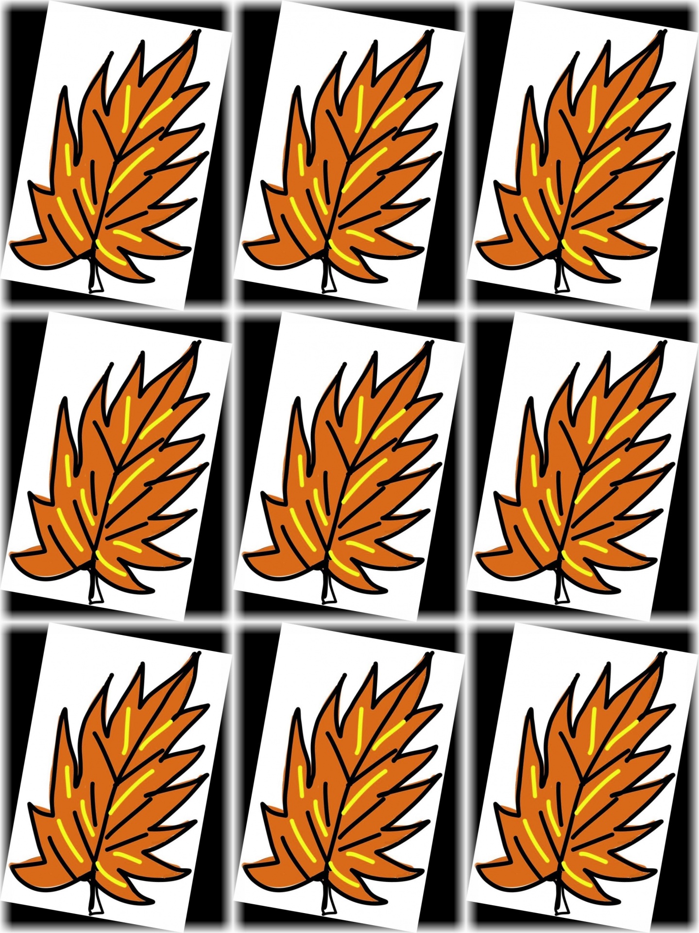 leaf pattern seamless ornament free photo