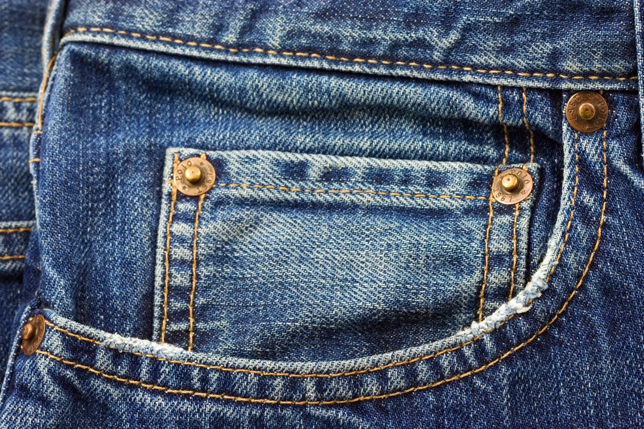 jeans pocket blue free photo