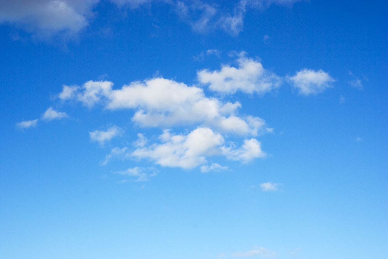 sky blue cloud free photo