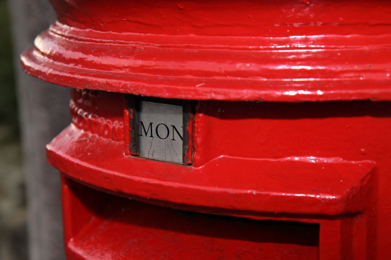 postbox british red free photo