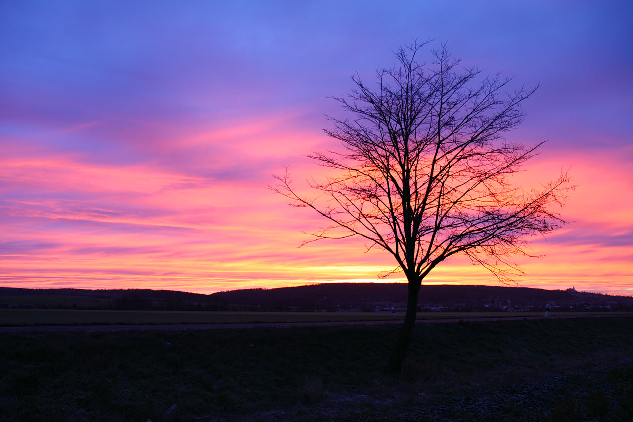 sunrise sunset morning free photo