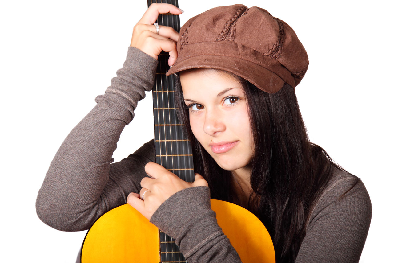 acoustic cute female free photo