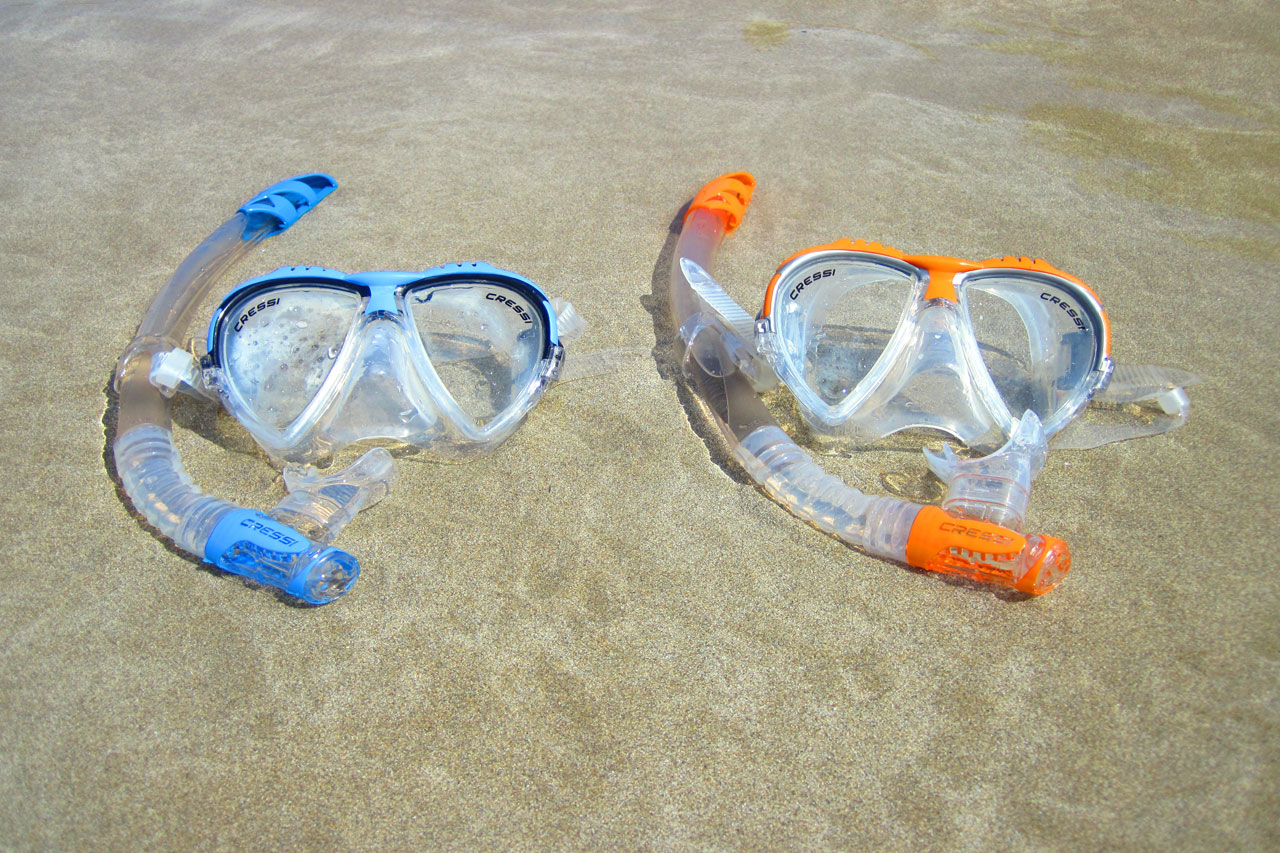 beach diving equipment free photo