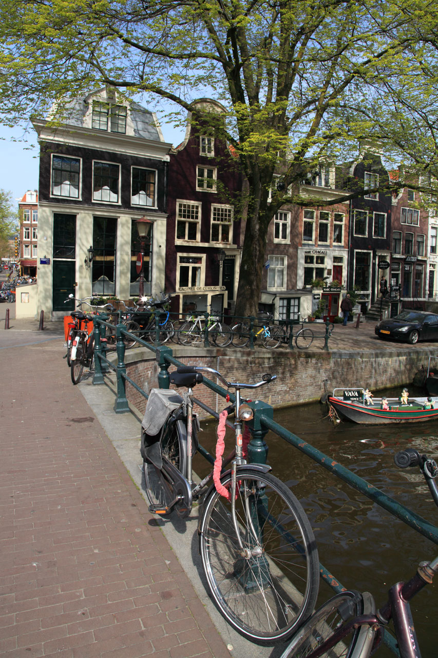 amsterdam architecture bicycles free photo