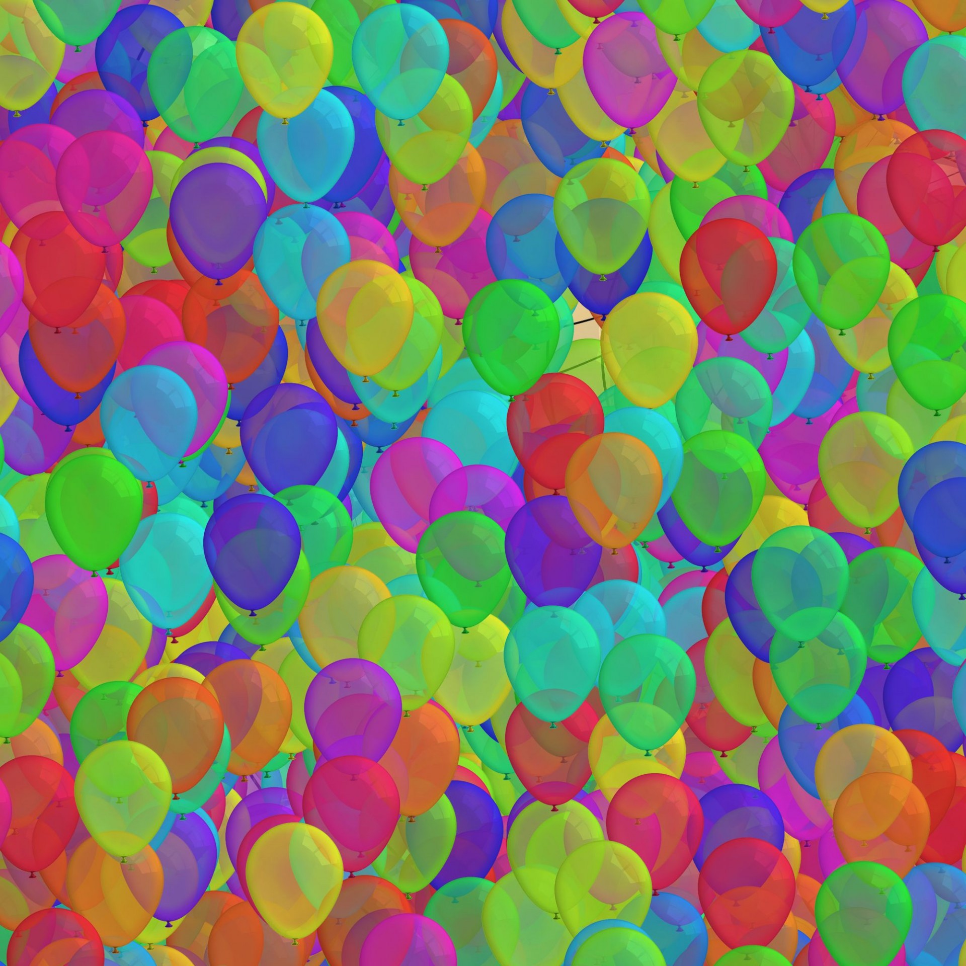 1000 balloons background free photo