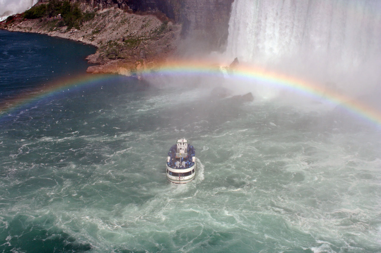 rainbow falls niagara free photo