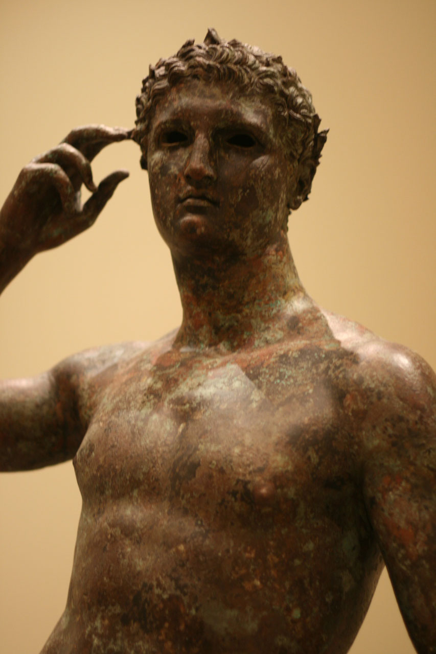 statue boy bronze free photo