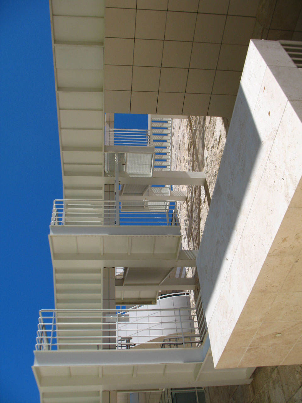 stairway getty center free photo