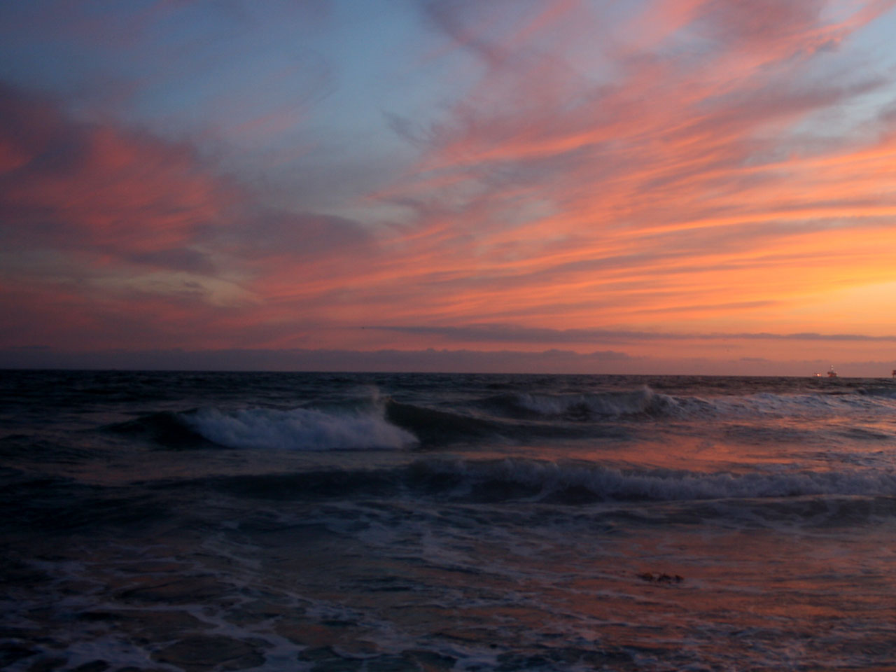 sunset california pacific free photo