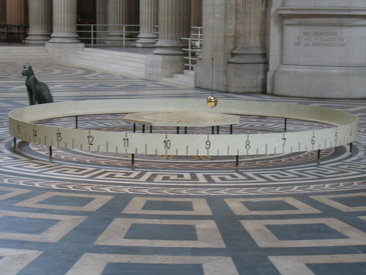 foucault pendulum panthéon free photo