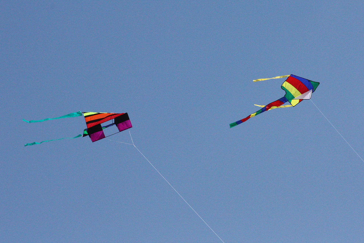 kite sky beach free photo