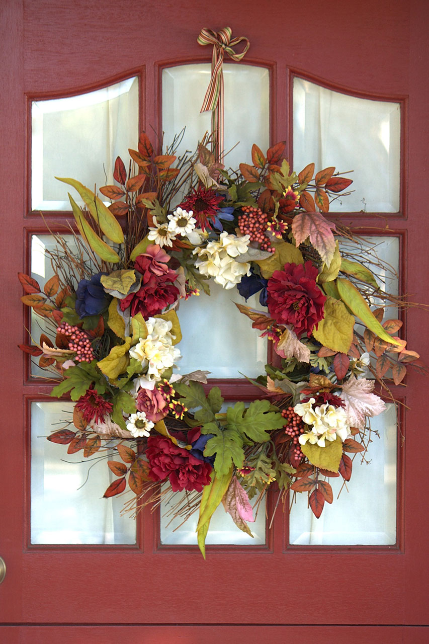 wreath floral arrangement free photo