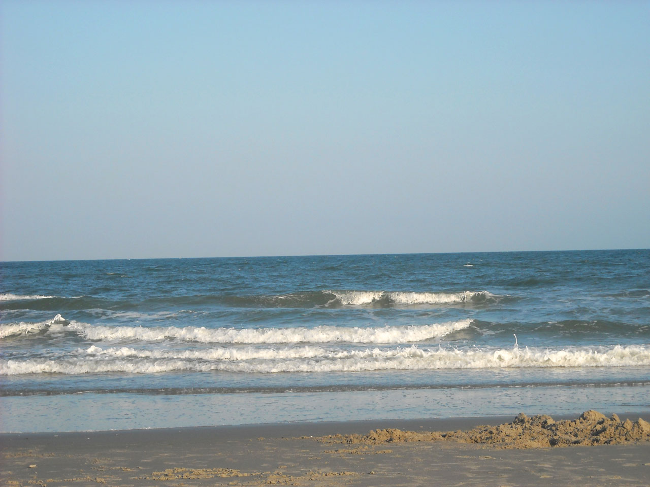 beach ocean waves free photo