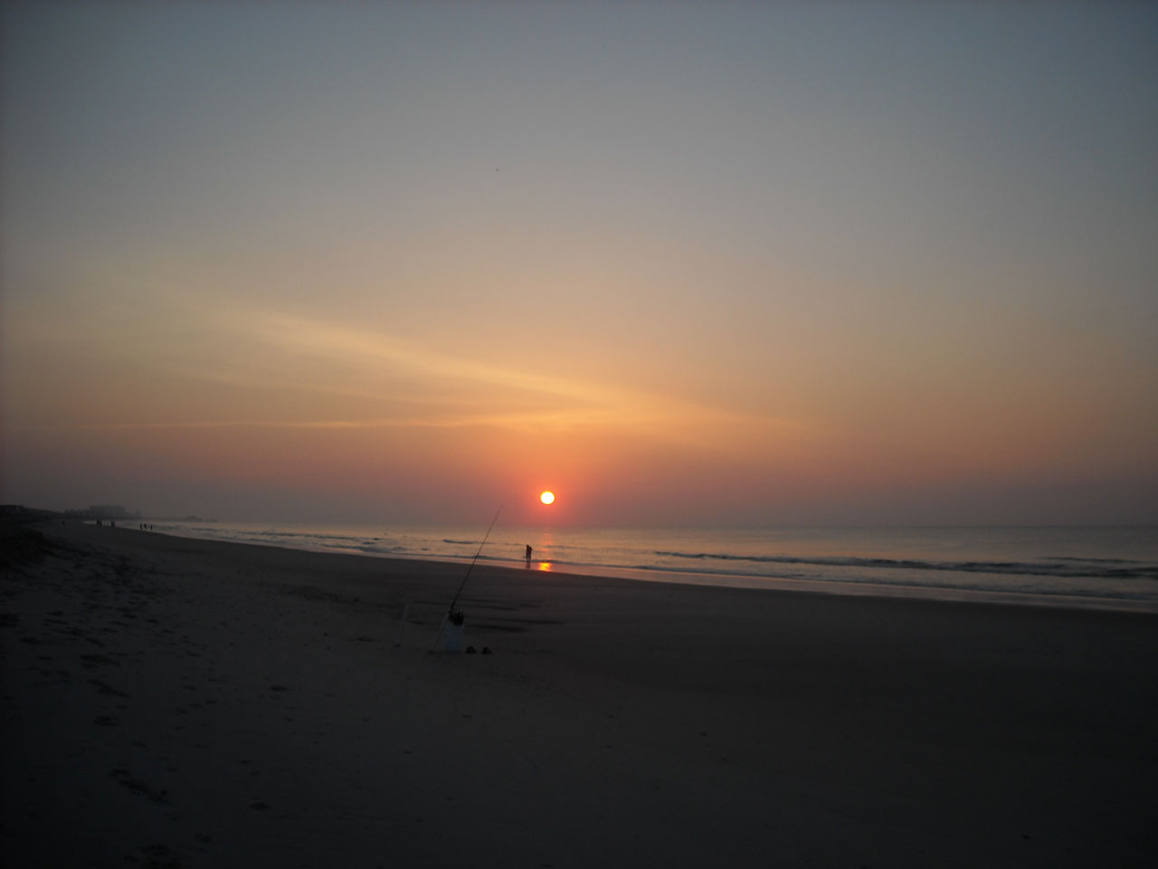 sun rise beach free photo