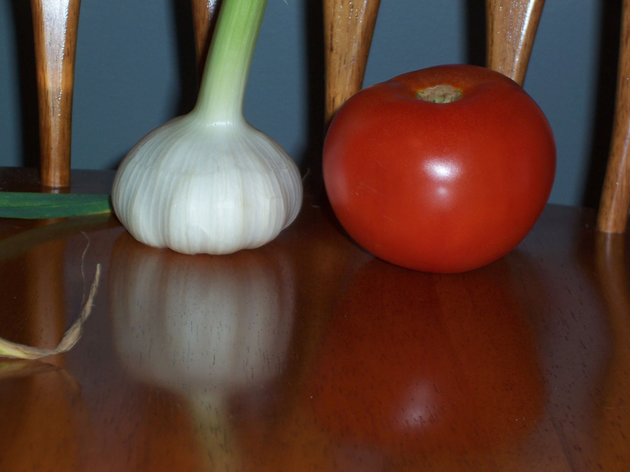 tomato garlic fresh free photo