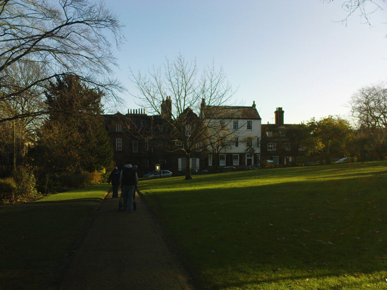 autumn park walk free photo