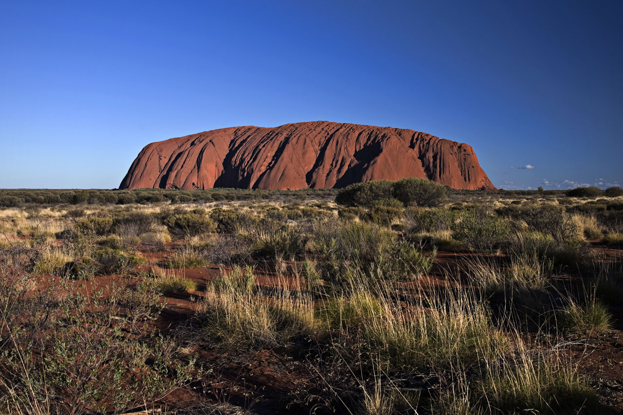 uluru sunset sunset at the rock free photo