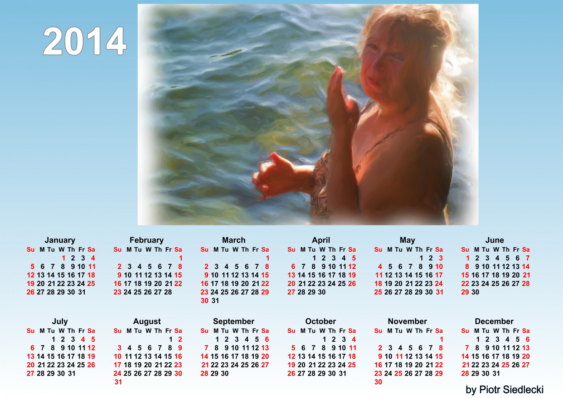 2014 calendar new free photo