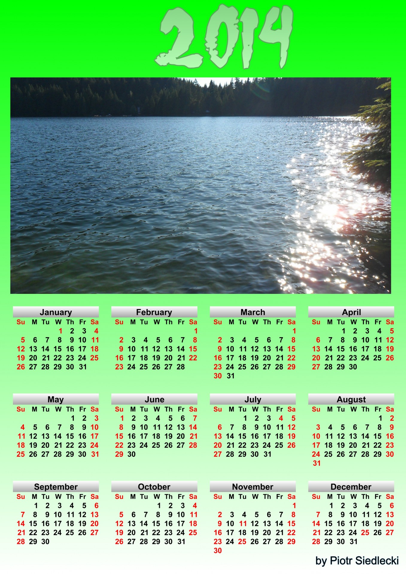 2014 calendar new free photo