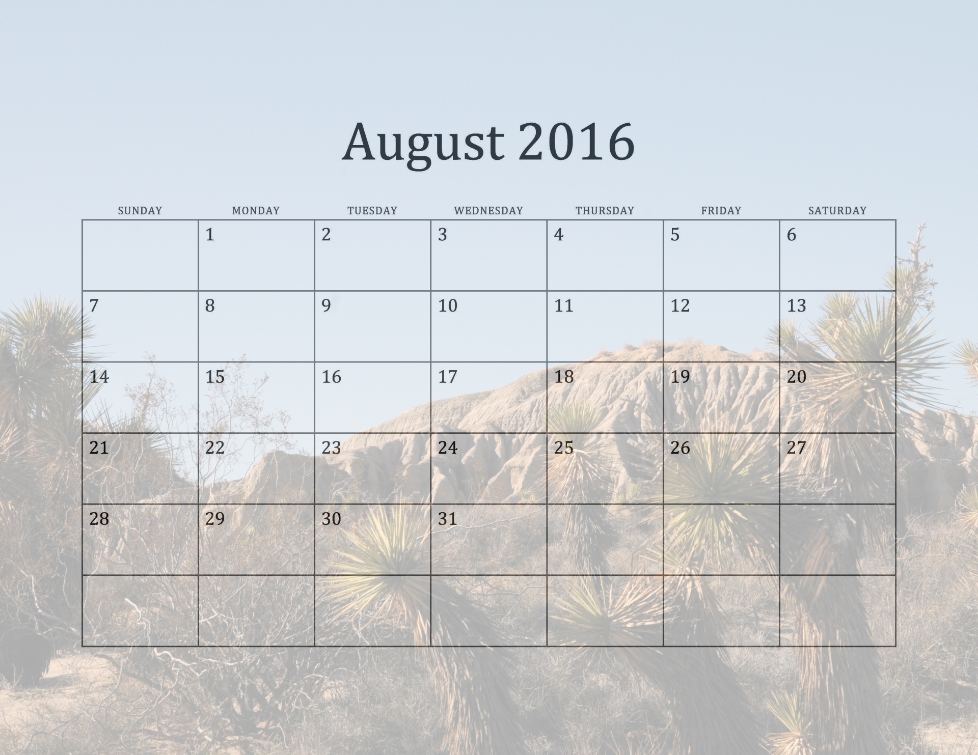 2016 august month free photo
