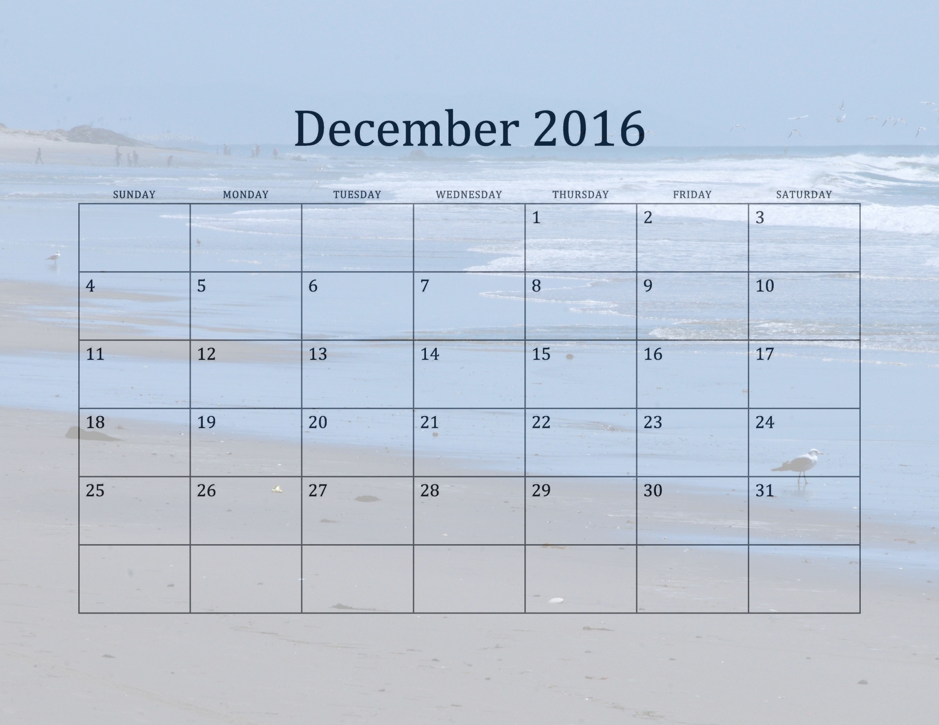 2016 december calendar free photo