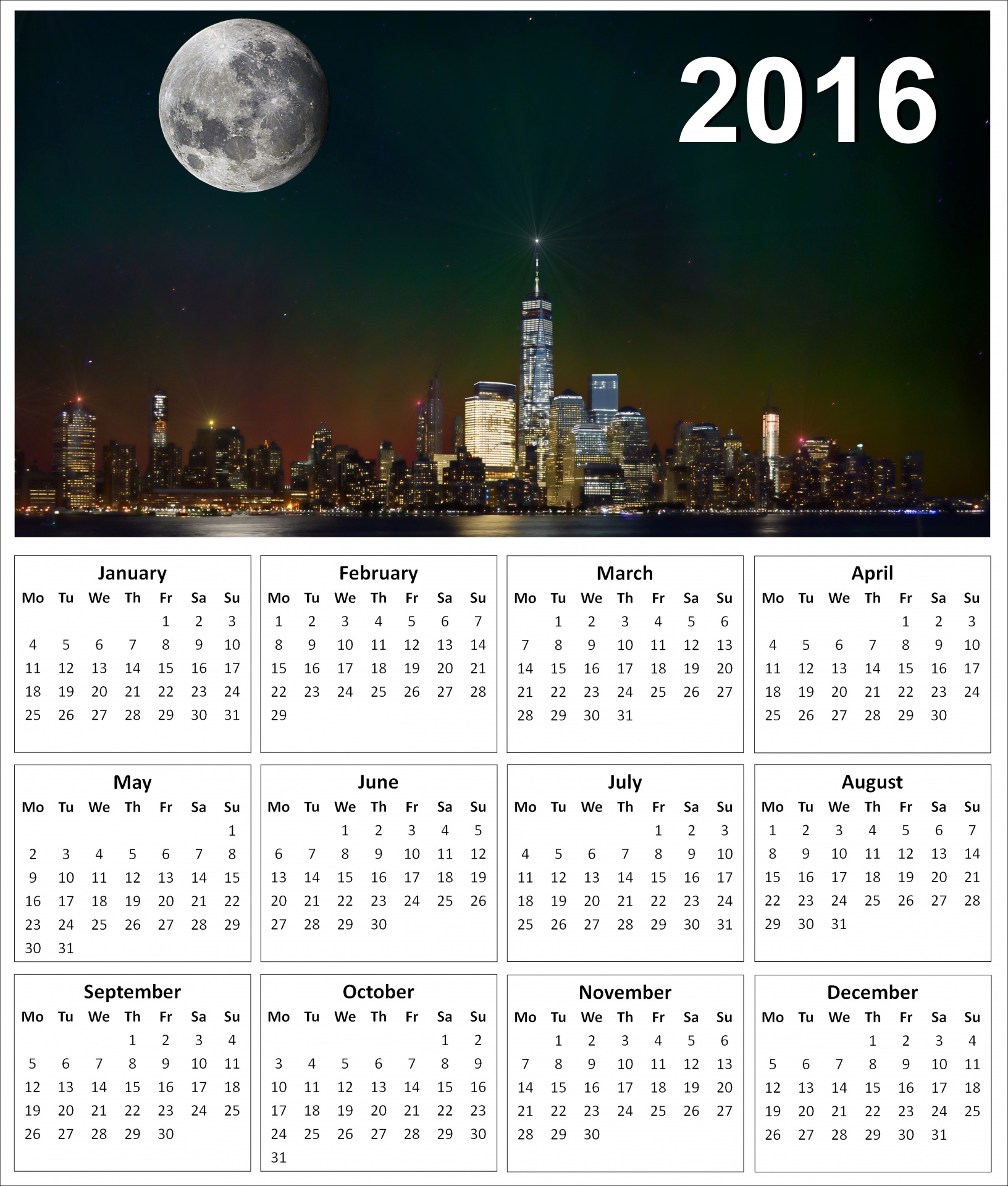 2016 calendar calendar year free photo
