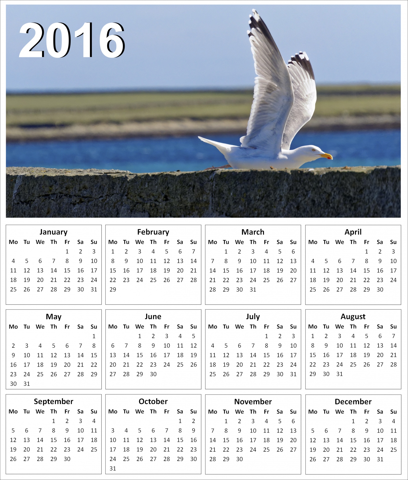 2016 calendar calendar year free photo
