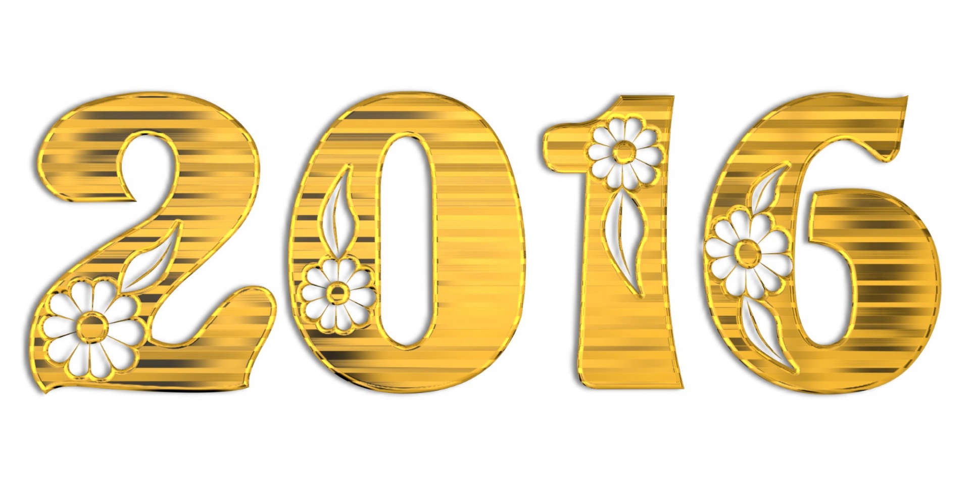 wordart 2016 new year free photo