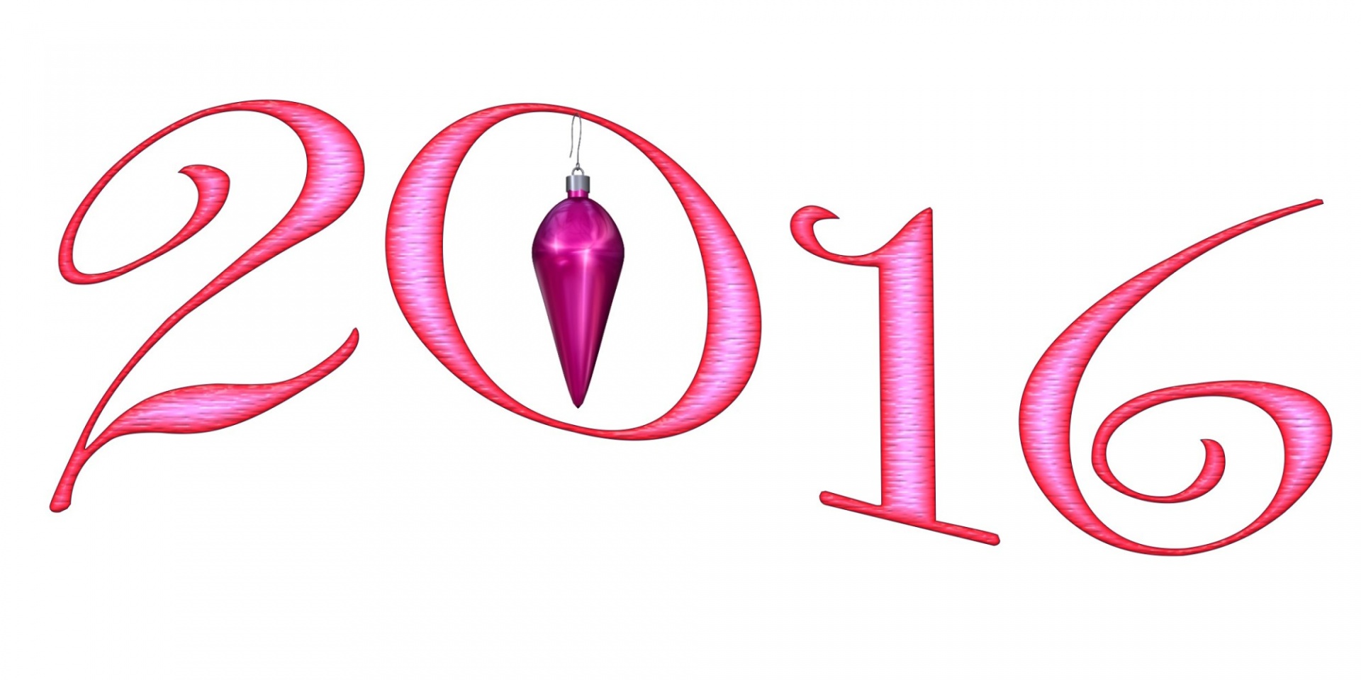 wordart 2016 new year free photo