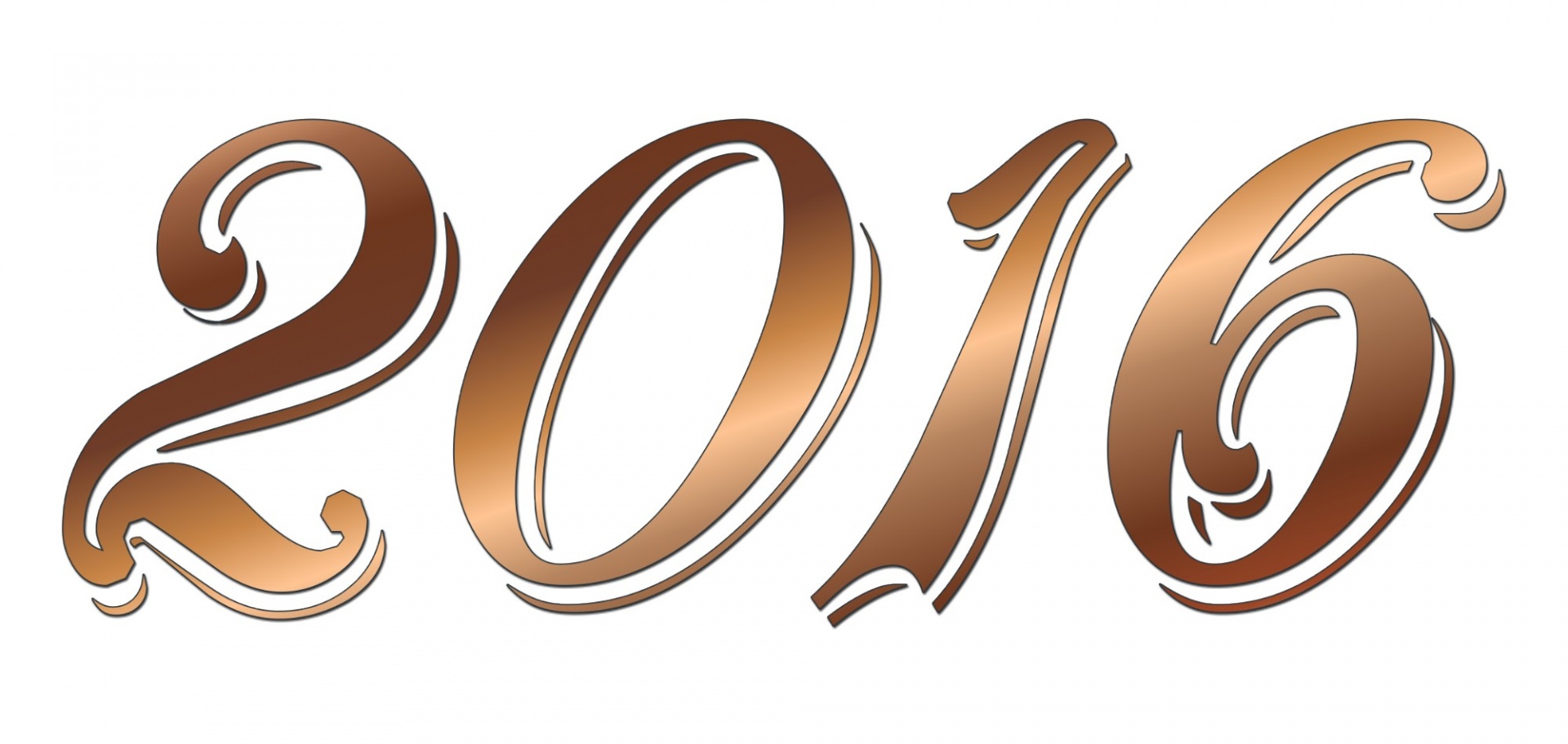 wordart 2016 new year free photo