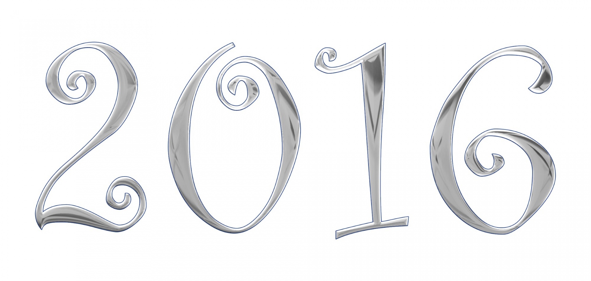 wordart 2016 new year free photo