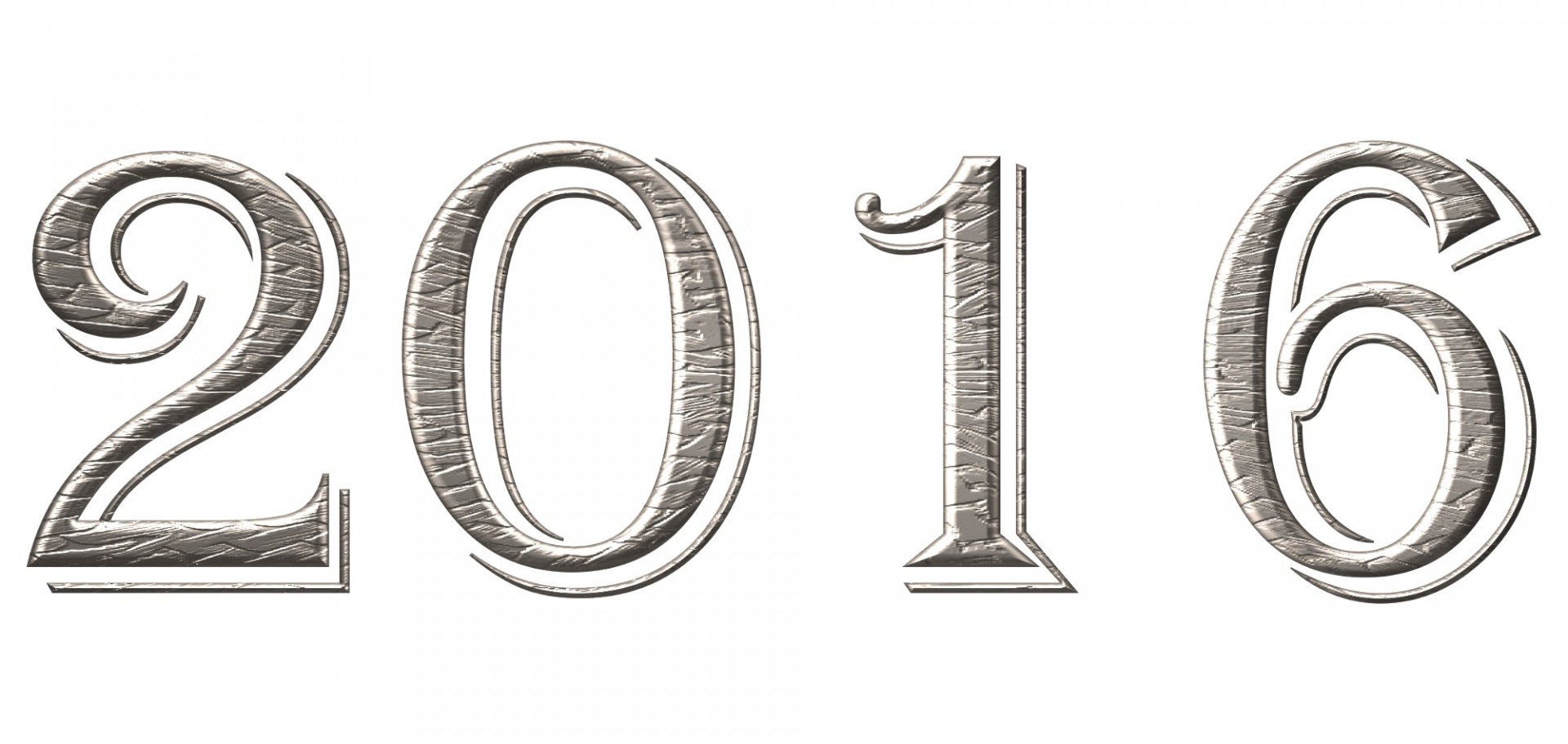 wordart 2016 new year free photo