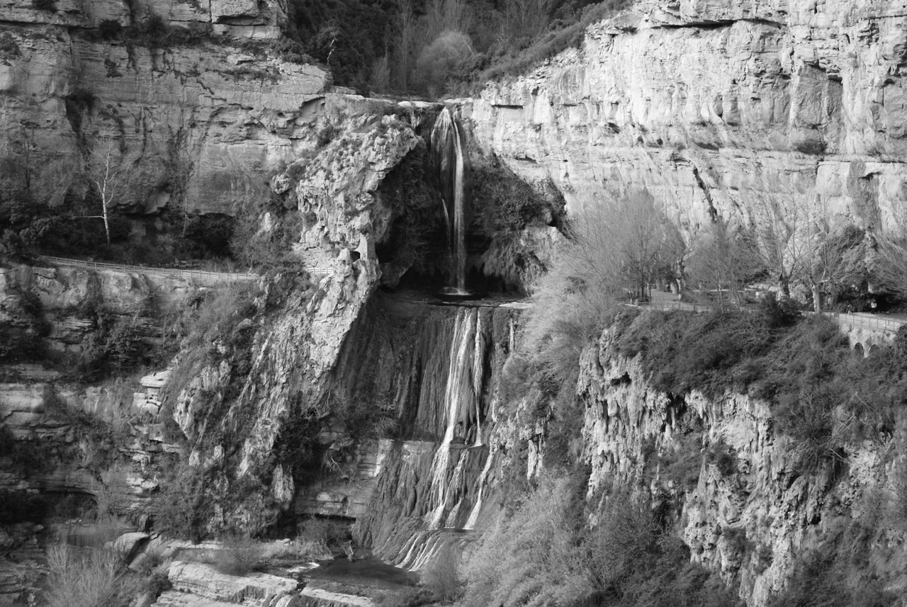 waterfall sant miquel del fai free pictures free photo