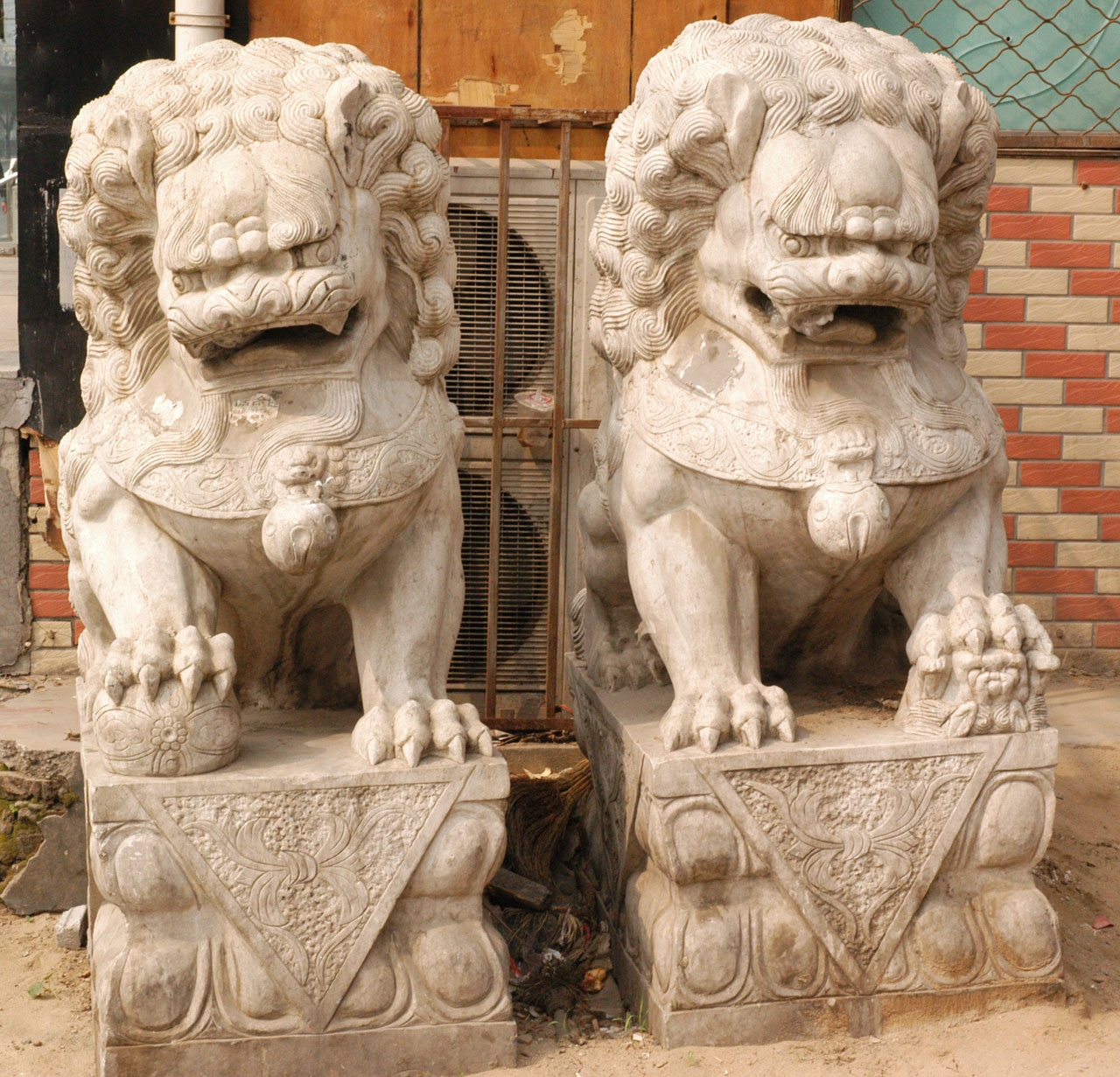 lions chinese lion free photo