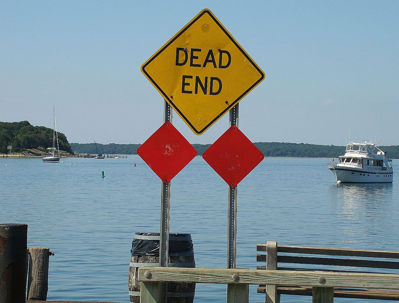 sign end boat free photo