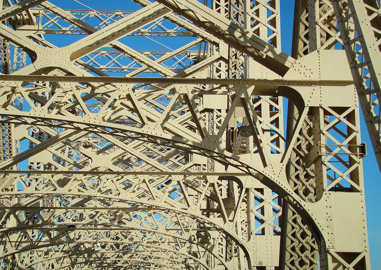 bridge sky clouds free photo