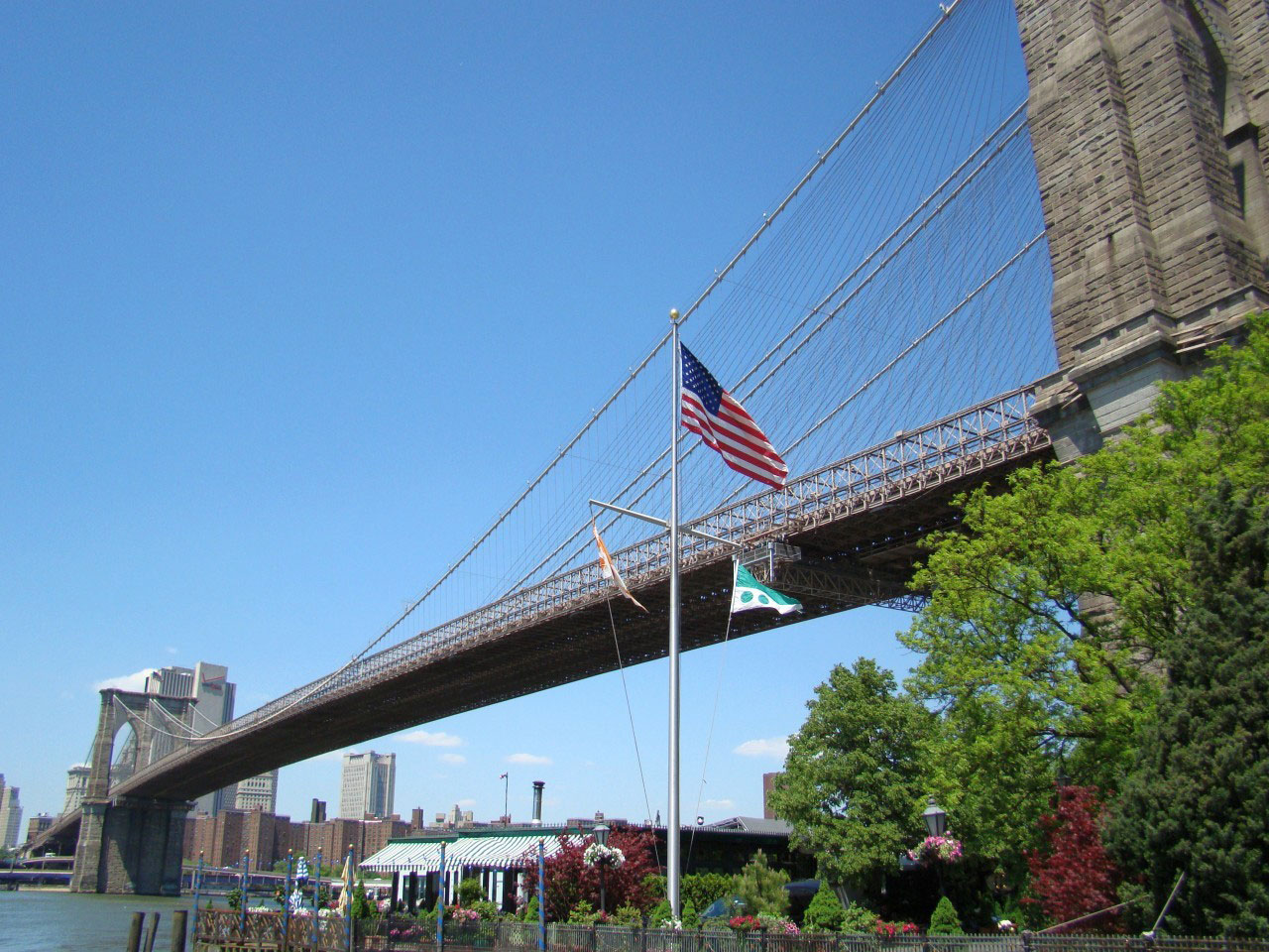 bridge brooklyn architecture free photo