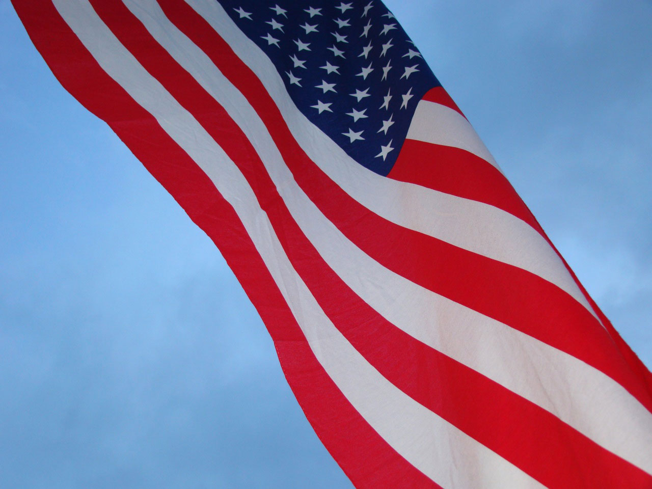 american flag sky free photo