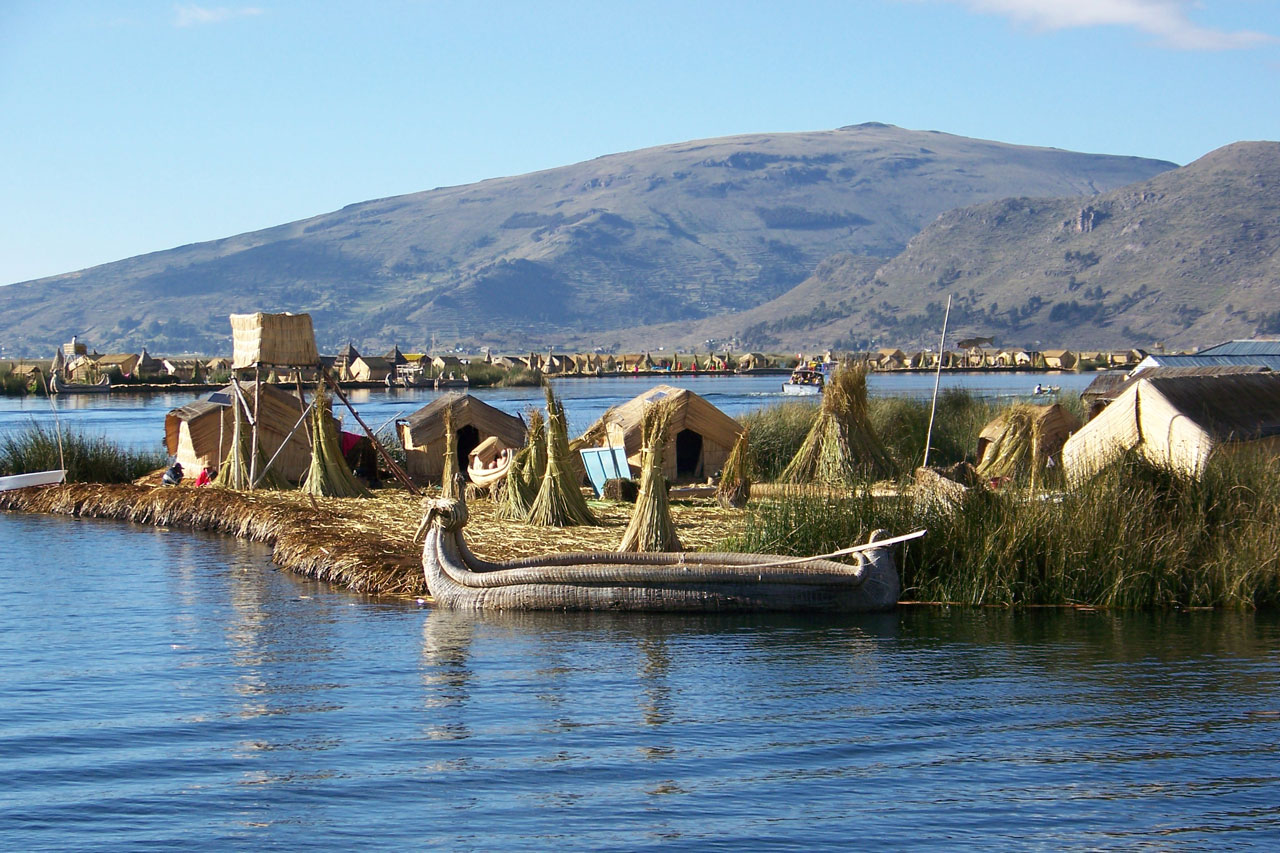 island lake titicaca free photo