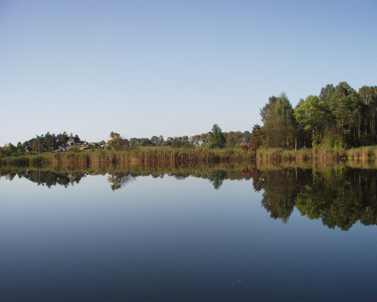 lake silence nature free photo