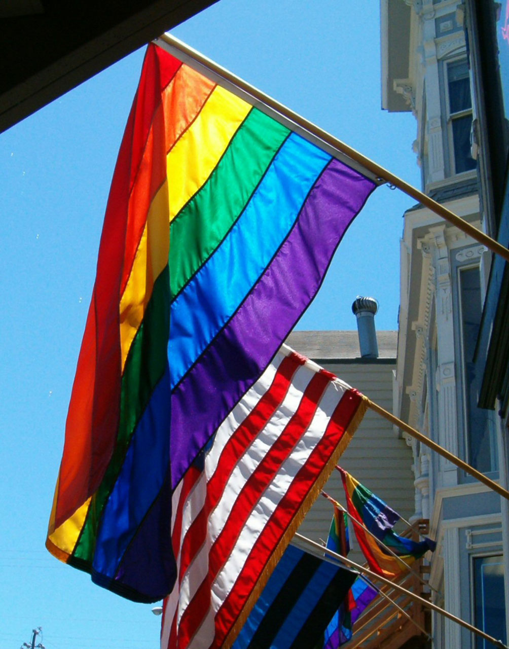 flag gay castro free photo