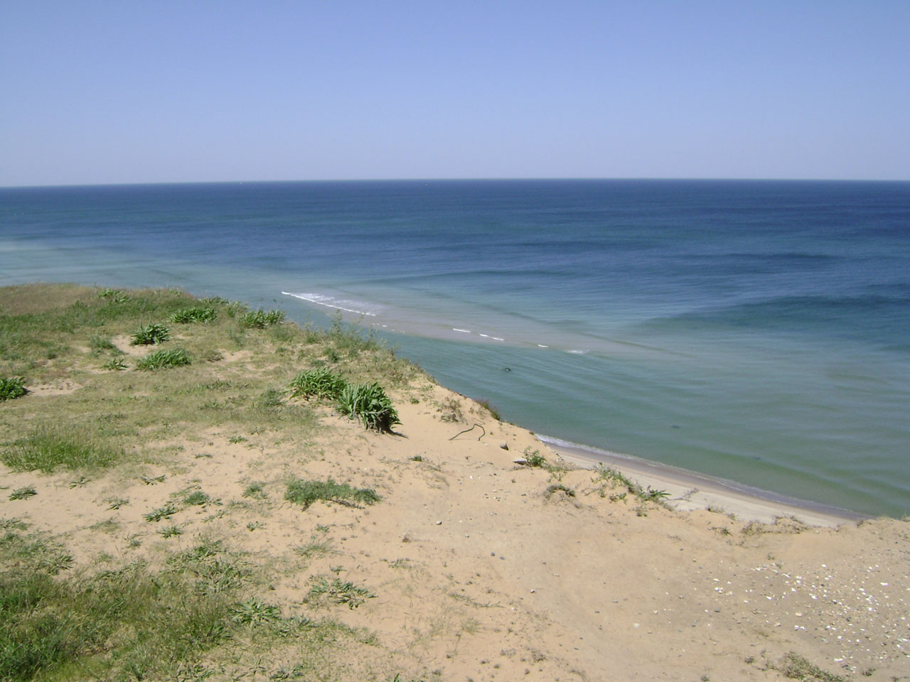 beach sea cliff free photo