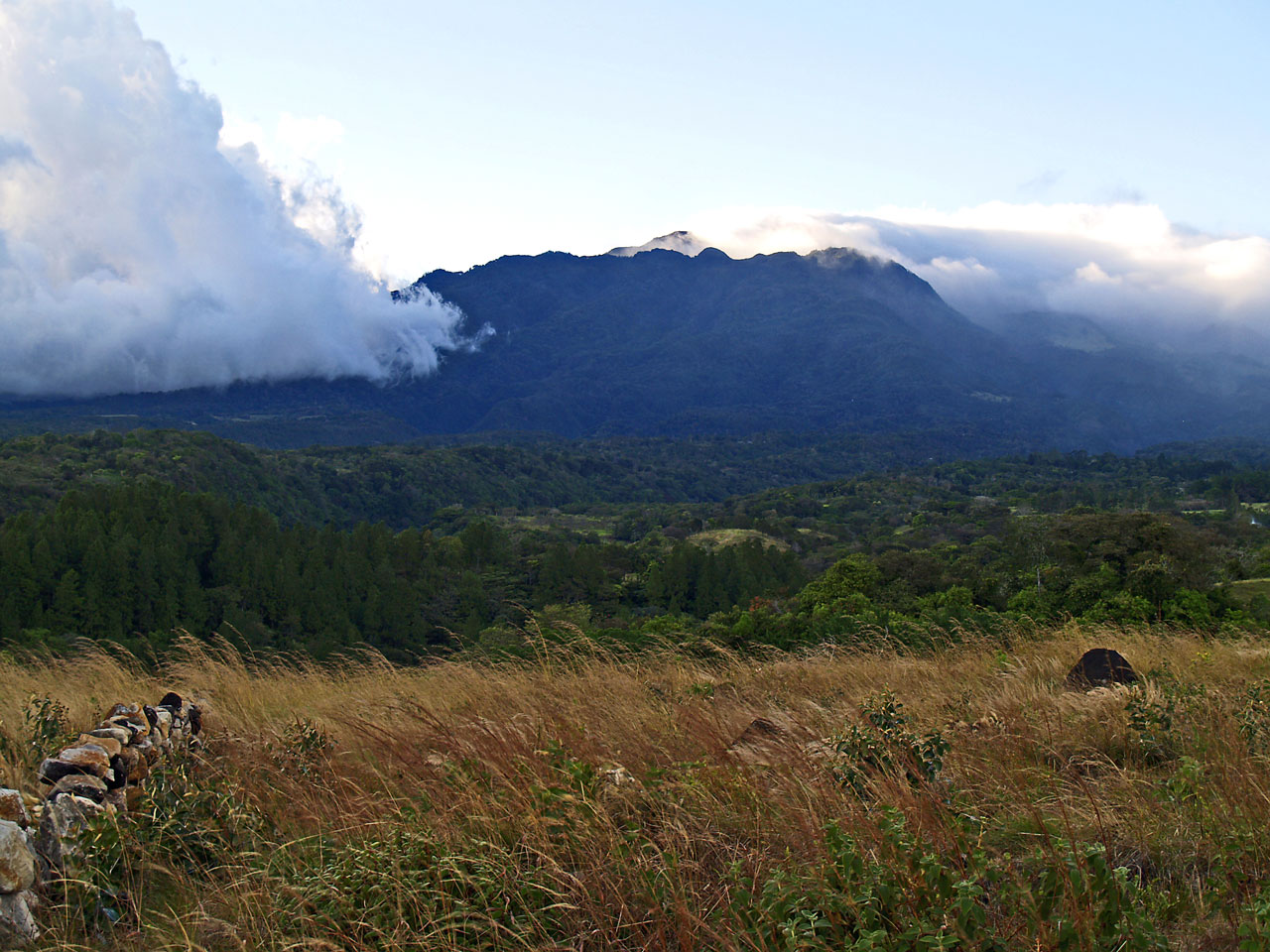 volcano panama mountain free photo