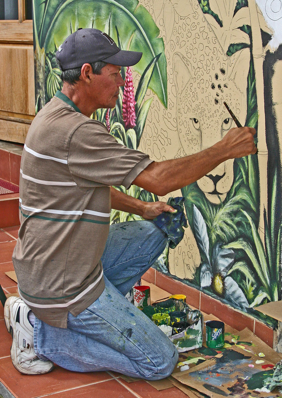 mural painter artist free photo