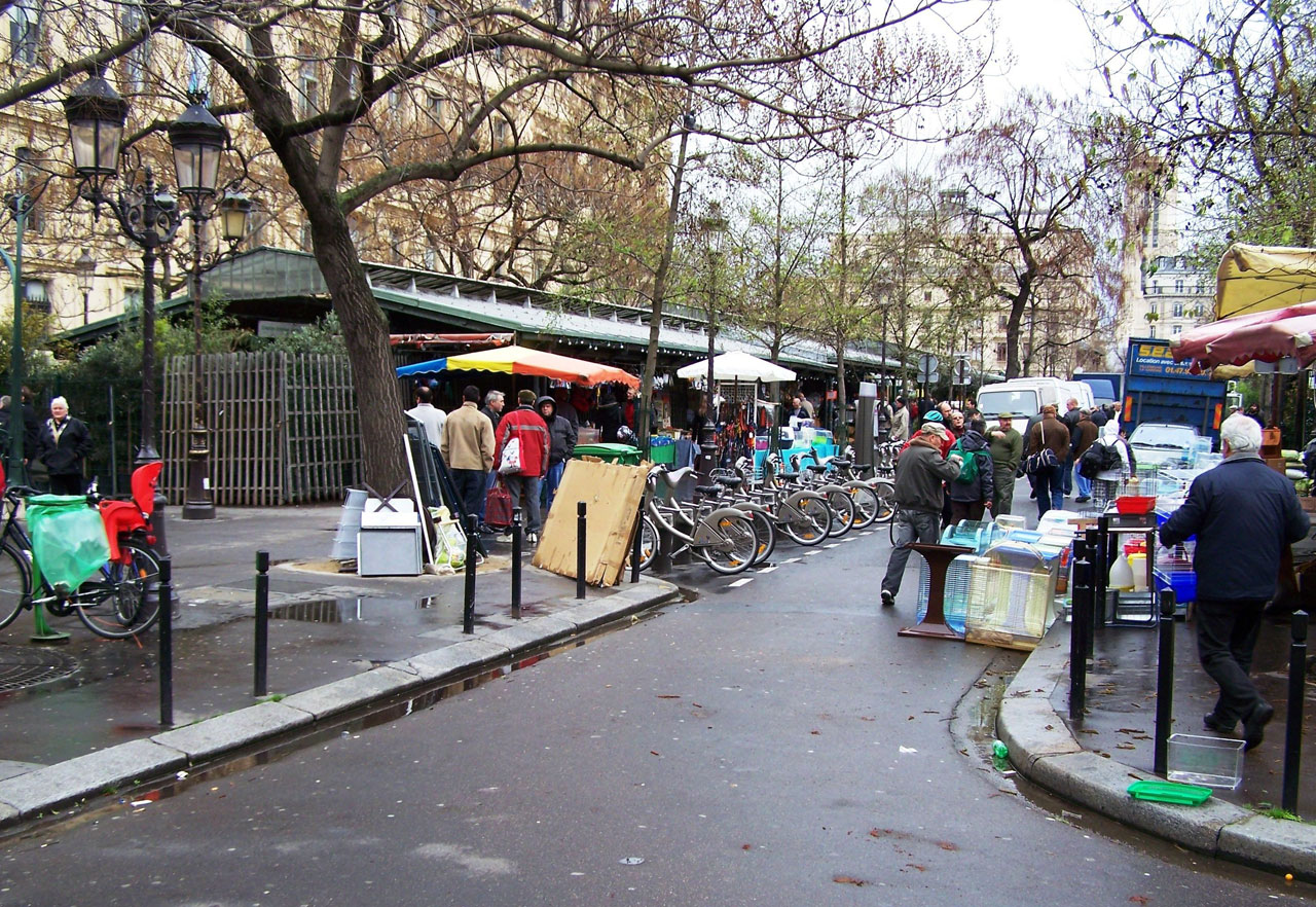 market paris street free photo