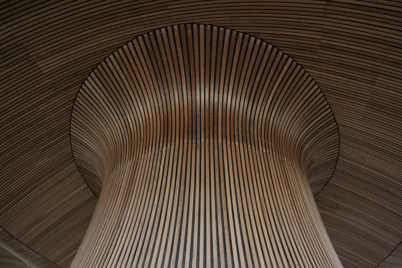 wood ceiling pattern free photo