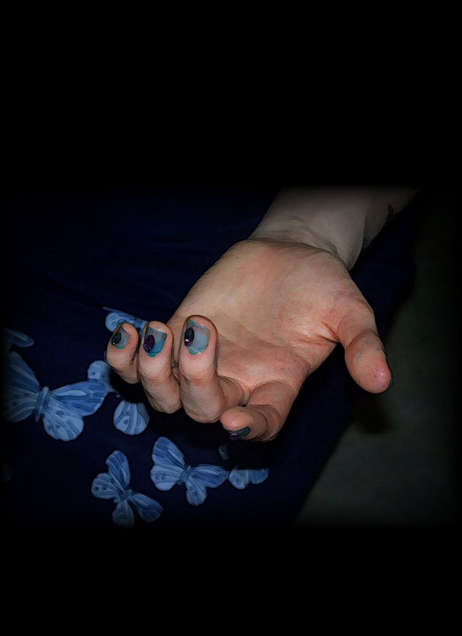 fairy hand blue free photo